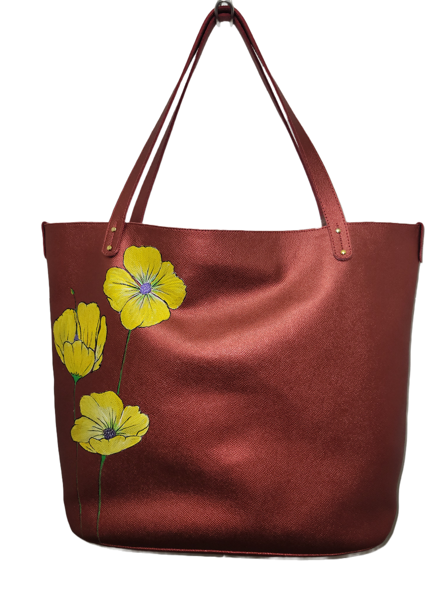 "Buttercup" Custom Leather Tote. M.Y Design