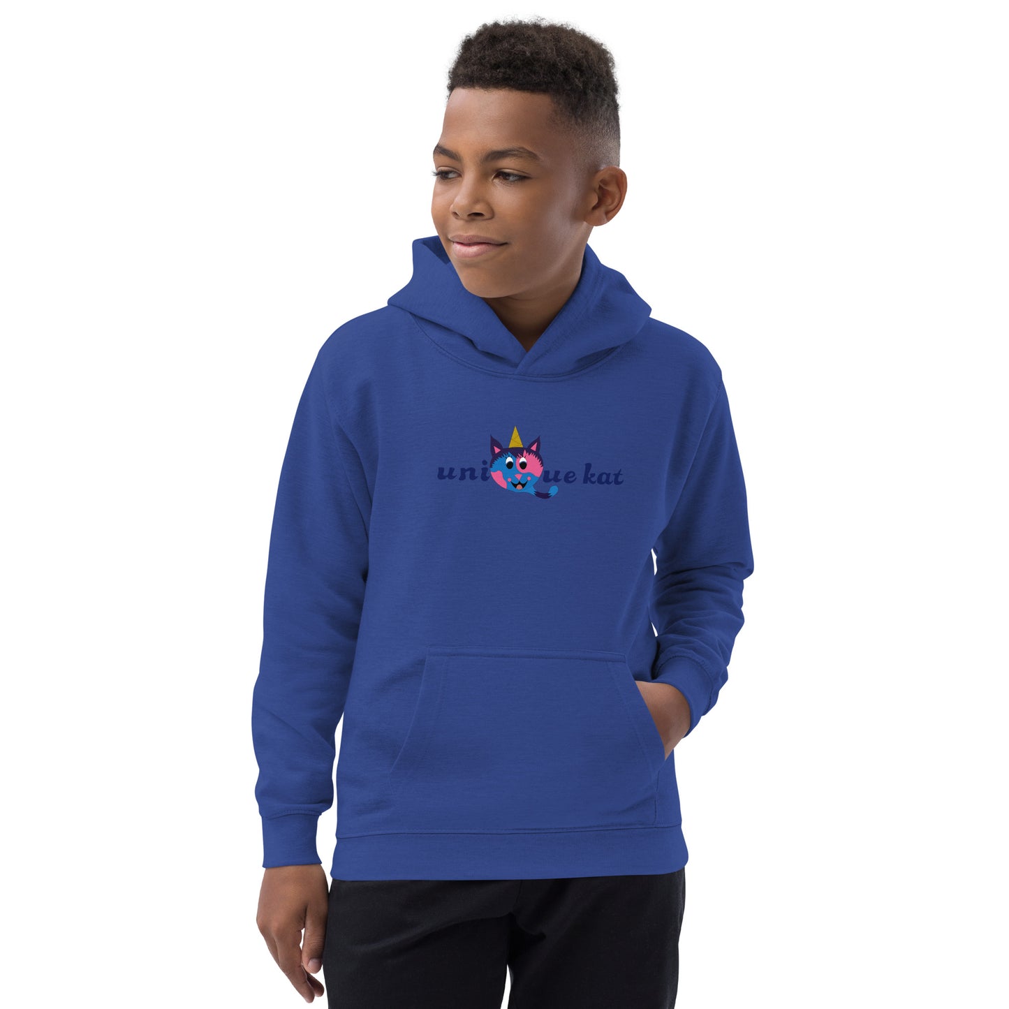 Unique Kat Kids Hoodie.M.y Design