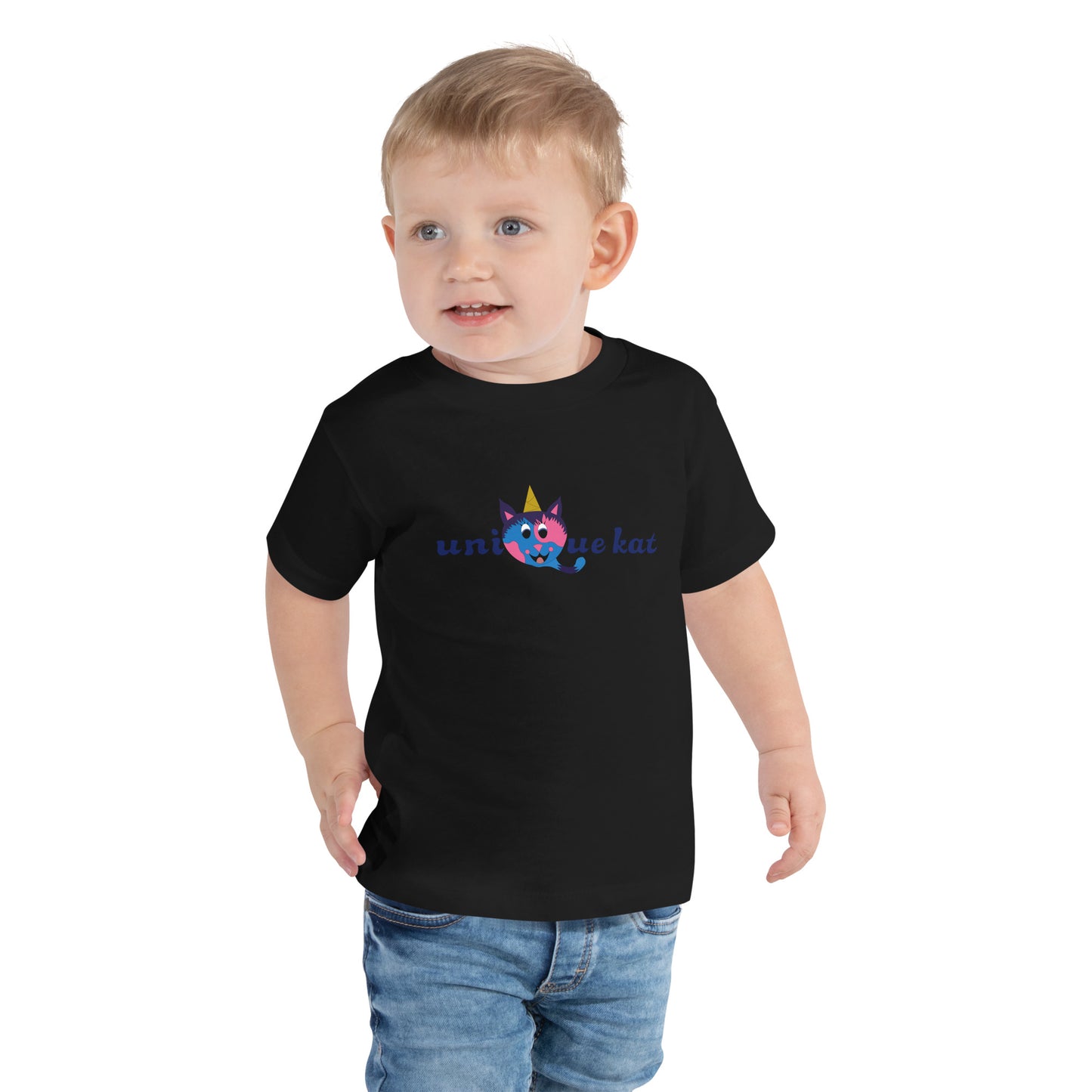 "Unique Kat" Toddler Short Sleeve TeeM.y Design.