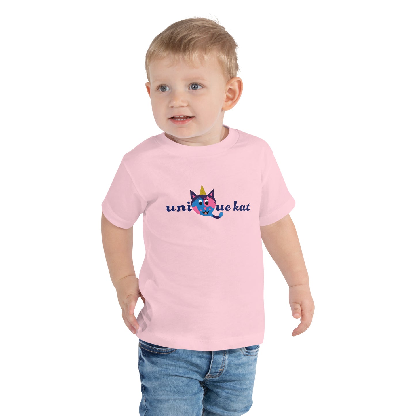 "Unique Kat" Toddler Short Sleeve TeeM.y Design.