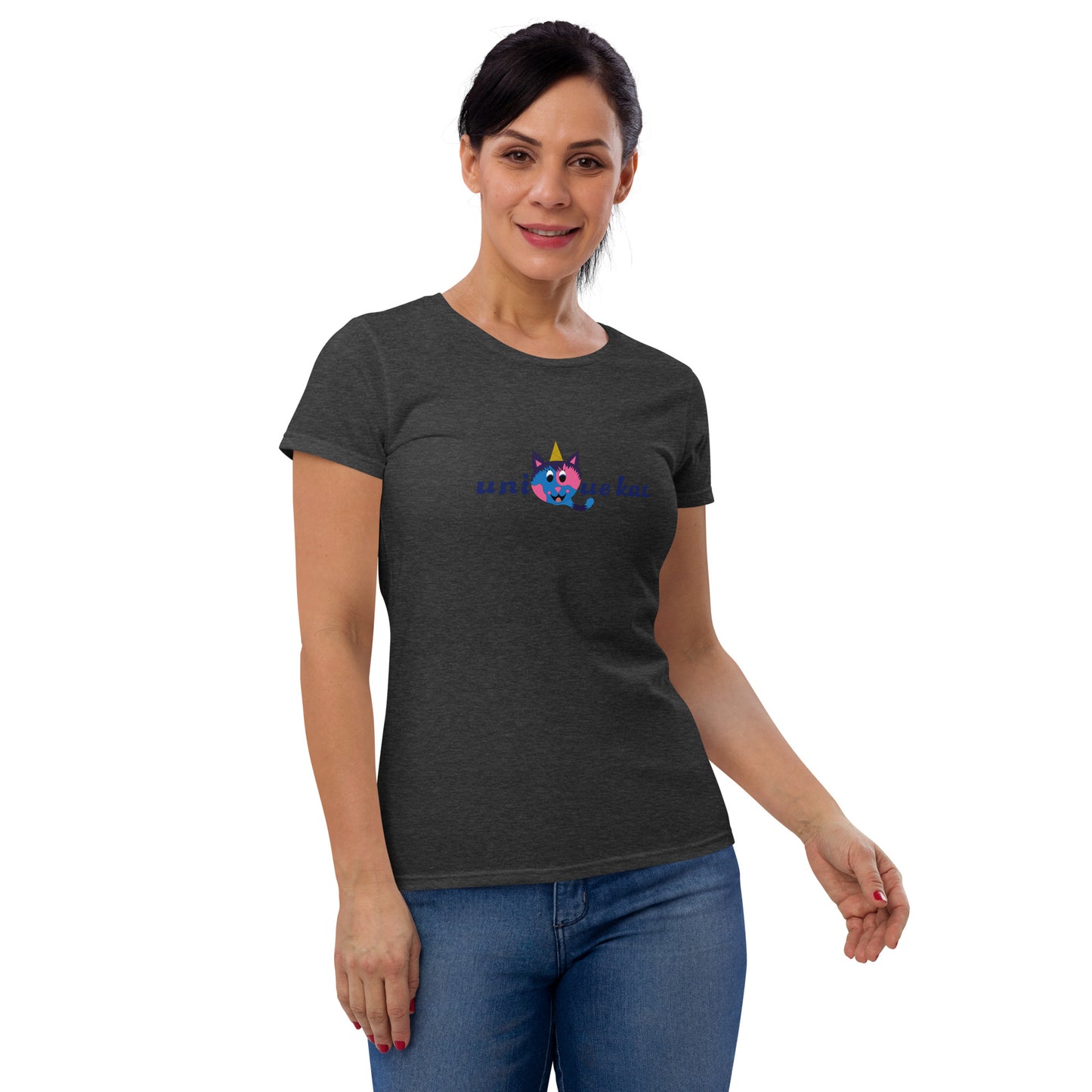 Unique Kat Women's short sleeve t-shirt. M.y Design